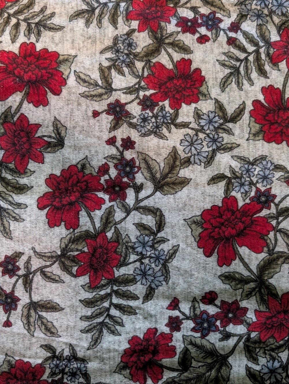 Rue21 Gray Long Sleeve Top with Red Floral Print!! - Picture 5 of 5